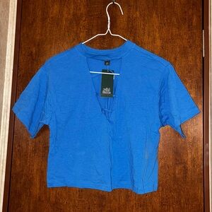 Wild Fable Electric Blue Crop Top
